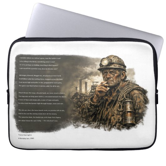 Als die Gruben stillstanden Laptopschutzhülle (Vorderseite)