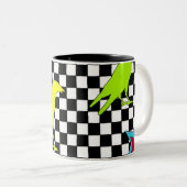 "Als die Krähe fliegt" Tasse (VorderseiteRechts)