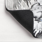 Als die Salamanderleben im Feuer Mousepad (Ecke)