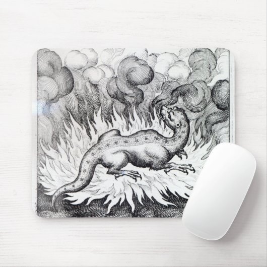 Als die Salamanderleben im Feuer Mousepad (Mit Mouse)
