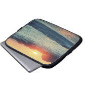 Als die Sonne Sets...... Laptopschutzhülle (Vorne Knopf)
