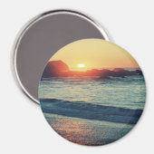 Als die Sonne Sets...... Magnet (Vorderseite/Rückseite)