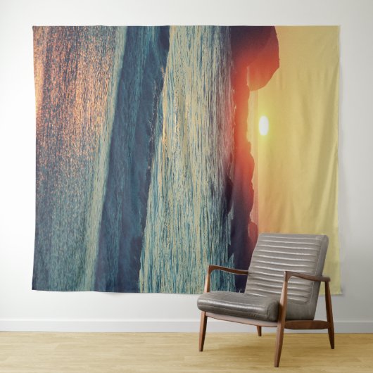 Als die Sonne Sets...... Wandteppich (Beispiel (Horizontal))