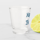 Als die Sterne glückliches Zähne-Glas fallen Schnapsglas (Links)