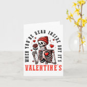 Als du im Inneren gestorben bist, aber sein Valent Karte (Gelbe Blume)