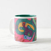Als eine Tasse der Abstrakten Kunst (Vorderseite Links)