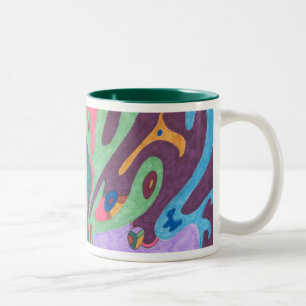 Als eine Tasse der Abstrakten Kunst