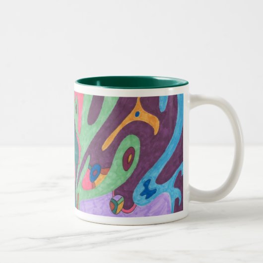 Als eine Tasse der Abstrakten Kunst (Rechts)