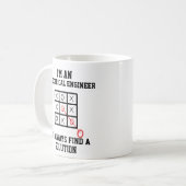 Als Elektroingenieur finde ich immer eine Lösung Kaffeetasse (Vorderseite Links)