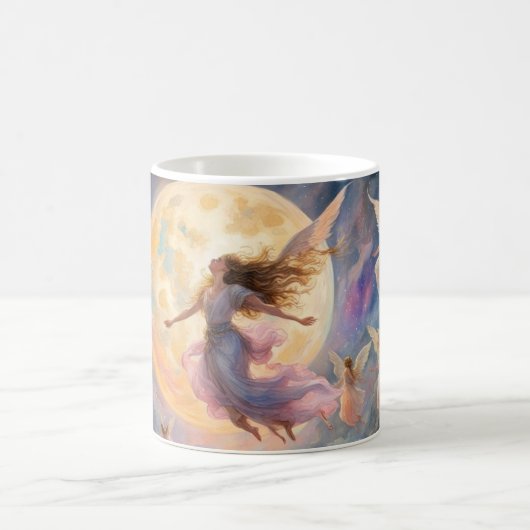 Als Engel sammeln Kaffeetasse (Mittel)