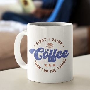 Als Erstes trinke ich das sarkastische Zitat des K Kaffeetasse