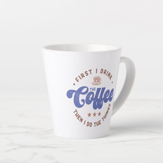 Als Erstes trinke ich das sarkastische Zitat des K Milchtasse (Rechte Ecke)