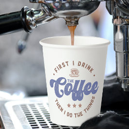 Als Erstes trinke ich das sarkastische Zitat des K Pappbecher