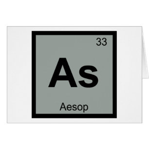 Als - Fabeln von Äsop Chemie Periodensystem Symbol