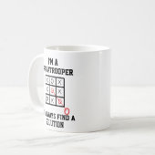 Als Fallschirmjäger finde ich immer eine Lösung Ta Kaffeetasse (Vorderseite Links)