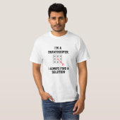 Als Fallschirmjäger finde ich immer einen Solution T-Shirt (Vorne ganz)