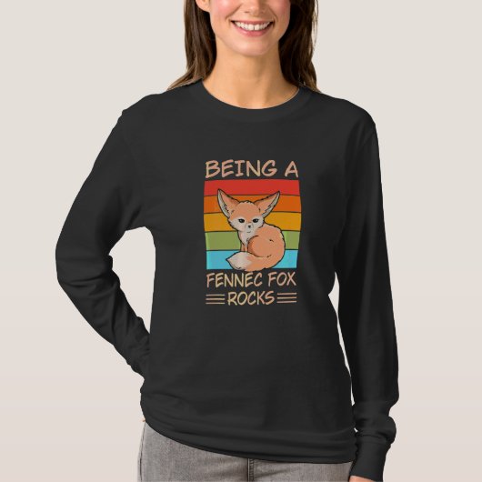 Als Fennec-Fuchsgestein für einen Fennec-Fuchs T-Shirt (Vorderseite)
