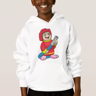 Als Feuerwehrmann mit Schlauch Hoodie