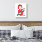 Als Feuerwehrmann mit Schlauch Leinwanddruck (Insitu (Schlafzimmer))