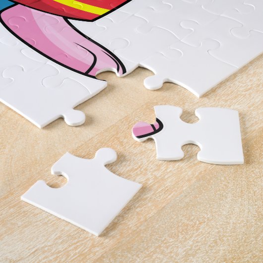 Als Feuerwehrmann mit Schlauch Puzzle (Seite)