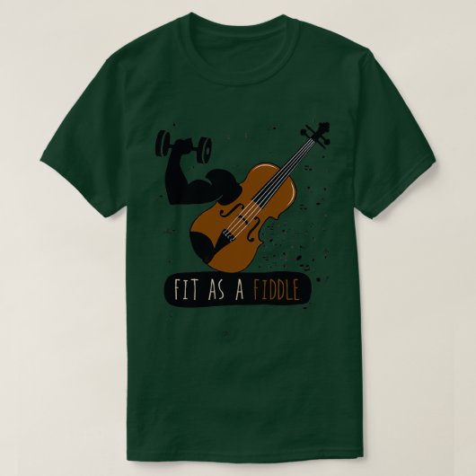 als Fiddle T-Shirt (Design vorne)