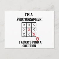Als Fotograf finde ich immer eine Lösung