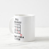 Als Geologe finde ich immer eine Lösung Kaffeetasse (Vorderseite Links)