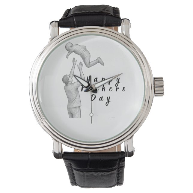 Als Geschenk zum Vatertag Armbanduhr (Vorderseite)