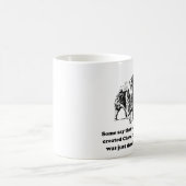 Als Gott Chow-Chowe herstellte Kaffeetasse (Mittel)