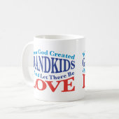 Als Gott Großkinder erschuf Kaffeetasse (Vorderseite Links)