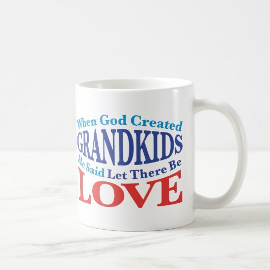 Als Gott Großkinder erschuf Kaffeetasse (Rechts)