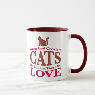 Als Gott Katzen herstellte Tasse