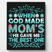 Als Gott Mamas machte Fotoplatte (Vorderseite)