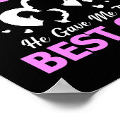 Als Gott Mamas machte, gab er mir die besten Mütte Poster (Ecke)