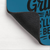 Als Gott mich erschuf, grinste er und sagte Funny  Mousepad (Ecke)