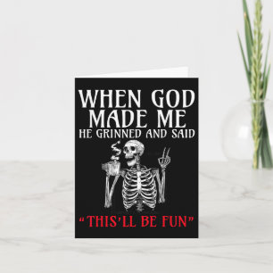Als Gott mich herstellte, weinte er und sagte, die Karte