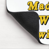 Als Gott mich machte, führte er gerade vor Mousepad (Ecke)