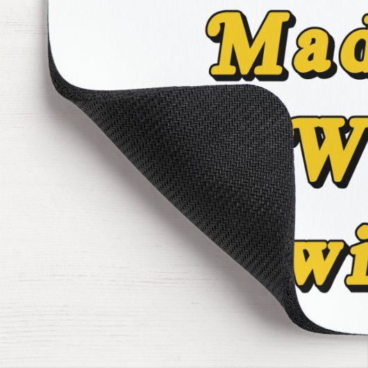 Als Gott mich machte, führte er gerade vor Mousepad (Ecke)