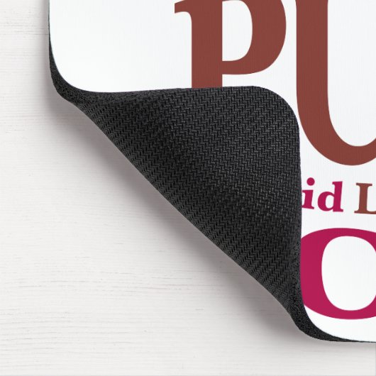 Als Gott Mops schuf Mousepad (Ecke)