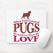 Als Gott Mops schuf Mousepad (Mit Mouse)
