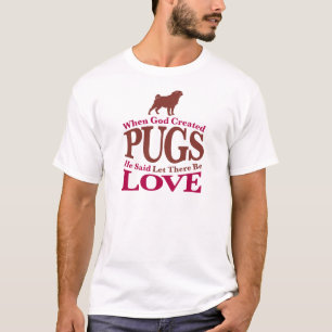 Als Gott Möpse herstellte T-Shirt