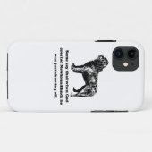 Als Gott Newfoundlands schuf Case-Mate iPhone Hülle (Rückseite (Horizontal))