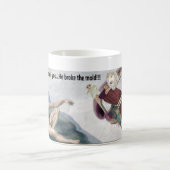 Als Gott Sie machte, brach er die Form! Kaffeetasse (Mittel)