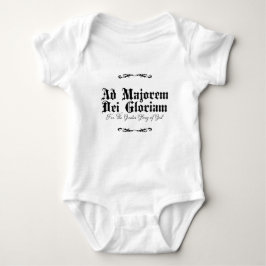 Als Größere Ehre Gottes Baby-Body Baby Strampler