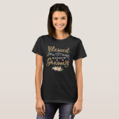 Als Großschrift Hübscher Leopard gesegnet T-Shirt (Vorne ganz)