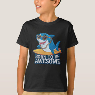Als Hai großartig geboren T-Shirt