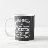 Als Ham-Radio-Opa lustiger alter Mann zu sein  Kaffeetasse (Links)