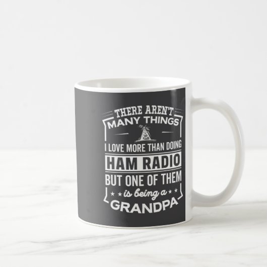 Als Ham-Radio-Opa lustiger alter Mann zu sein  Kaffeetasse (Rechts)