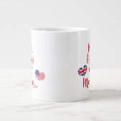 Als Harry Meghan traf | Fun Royal Wedding Jumbo-Tasse (Vorderseite)