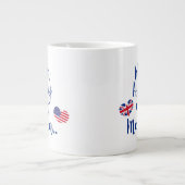 Als Harry Meghan traf | Fun Royal Wedding Jumbo-Tasse (Vorderseite)